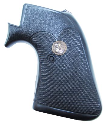 Picture of Pachmayr 03163 Presentation Grip Checkered Black Rubber For Ruger Super Blackhawk With Square Trigger Guard 