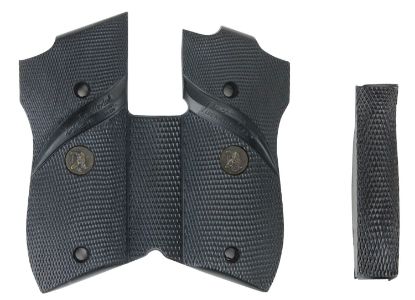 Picture of Pachmayr 03306 Signature Grip Wraparound Checkered Black Rubber With Backstrap & Finger Grooves For S&W 39, 439, 639 