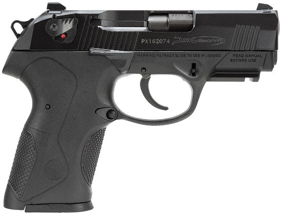 Picture of Beretta Usa Jxc9f20 Px4 Storm Compact 9Mm Luger 10+1 3.27" Black Steel Barrel, Black Bruniton Serrated Steel Slide, Black Polymer Frame W/Picatinny Rail & Interchangeable Backstrap Grip, Ambidextrous 