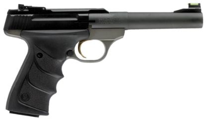 Picture of Browning 051448490 Buck Mark Practical *Ca Compliant 22 Lr 10+1 5.50" Taper Bull Barrel, Matte Black Serrated Steel Slide, Matte Gray Aluminum Frame & Black Ultragrip Rx Grips 