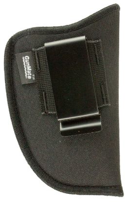 Picture of Uncle Mike's 21306 Gunmate Holster Iwb Size 06 Black Tri-Laminate Belt Clip Fits Med Frame Pistol Fits 4" Barrel Ambidextrous 