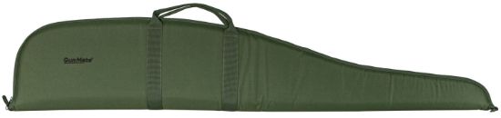 Picture of Uncle Mike's 22417 Gunmate Rifle Case Large Style Green Nylon, 48" Oal Lockable Full Length Zipper, Wrap Around Handles Embroidered Logo For Scoped Rifle 