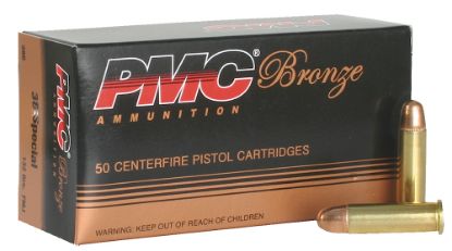 Picture of Pmc 38G Bronze 38 Special 132 Gr Full Metal Jacket 50 Per Box/ 20 Case 