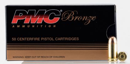 Picture of Pmc 380A Bronze 380 Acp 90 Gr Full Metal Jacket 50 Per Box/ 20 Case 