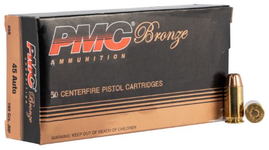 Picture of Pmc 45B Bronze 45 Acp 185 Gr Jacket Hollow Point 50 Per Box/ 20 Case 