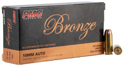 Picture of Pmc 10A Bronze 10Mm Auto 200 Gr Full Metal Jacket Truncated Cone 50 Per Box/ 20 Case 