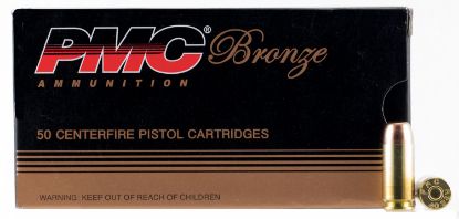 Picture of Pmc 40E Bronze 40 S&W 180 Gr Full Metal Jacket Flat Point 50 Per Box/ 20 Case 