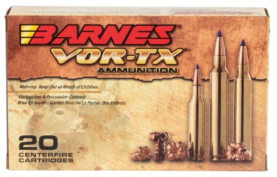 Picture of Barnes Bullets 21557 Vor-Tx Rifle 25-06 Rem 100 Gr Tipped Tsx Boat Tail 20 Per Box/ 10 Case 