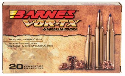 Picture of Barnes Bullets 21569 Vor-Tx Rifle 300 Win Mag 150 Gr Tipped Tsx Boat Tail 20 Per Box/ 10 Case 