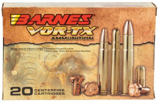 Picture of Barnes Bullets 22022 Vor-Tx Safari 458 Win Mag 450 Gr Barnes Tsx Flat Base 20 Per Box/ 10 Case 