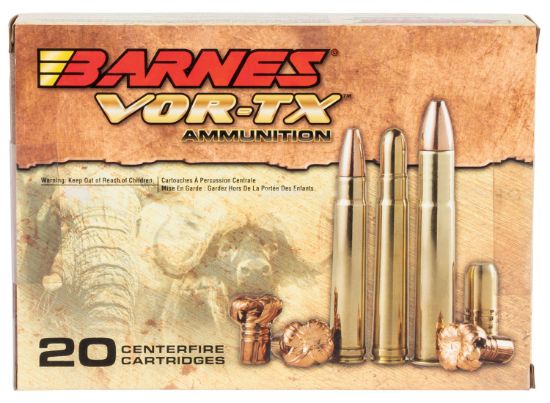 Picture of Barnes Bullets 22030 Vor-Tx Safari 470 Nitro Express 500 Gr Barnes Tsx Flat Base 20 Per Box/ 10 Case 