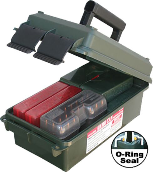 Picture of Mtm Case-Gard Ac30c-11 Ammo Can Multi-Caliber Rifle/Handgun Forest Green Polypropylene 