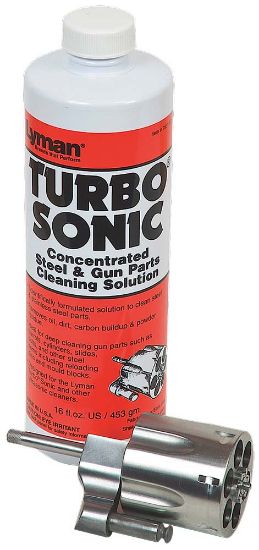 Picture of Lyman 7631707 Turbo Sonic Gun Parts Cleaning Solution Against Grease, Dust, Oil 16 Oz Bottle 