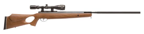 Picture of Benjamin Bt1500wnp Trail Xl Nitrogen Piston 177 Pellet 1Rd Black Hardwood Fixed Thumbhole Stock 3-9X40mm 