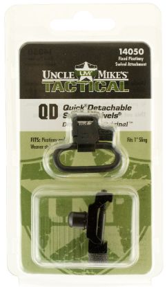 Picture of Uncle Mike's 14050 Super Swivel Quick Detach W/Fixed Picatinny Swivel Attachment Blued 1" Loop 