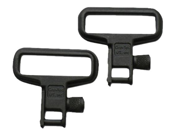 Picture of Grovtec Us Inc Gtsw05 Mil-Force Swivel Set Rifle 1.25" Black Zinc Phosphate Steel 