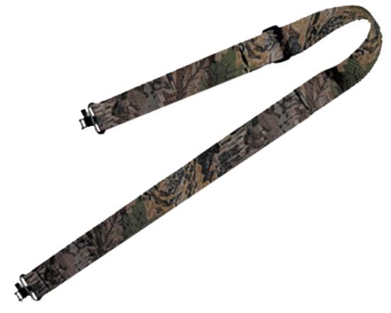 Picture of Grovtec Us Inc Gtsl51 Mountaineer Made Of Camo Nylon With 48" Oal, 1.25" W, Adjustable Design & Swivels For Rifle/Shotgun 