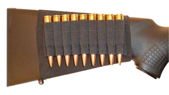 Picture of Grovtec Us Inc Gtac81 Buttstock Cartridge Holder Elastic Capacity 9Rd Rifle Buttstock Mount 