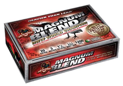 Picture of Hevi-Shot Hs00567 Magnum Blend 20 Gauge 3" 1 1/4 Oz Tungsten 5/6/7 Shot 5 Per Box/ 10 Case 