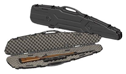 Picture of Plano 151101 Single Pillared Scoped Rifle Case Black Polymer Foam Padding 