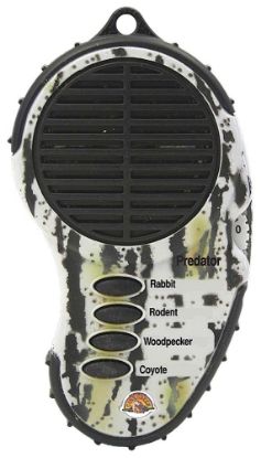 Picture of Cass Creek 334 Mini Electronic Predator Electronic Call Coyote/Rabbit/Rodent/Woodpecker Sounds Attracts Predators Brown Plastic 