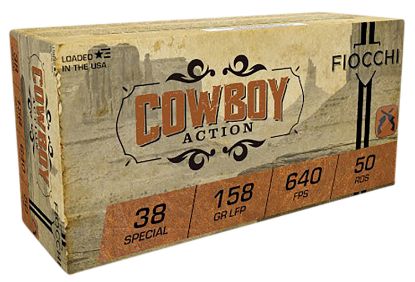 Picture of Fiocchi 38Ca Cowboy Action 38 Special 158 Gr Lead Flat Point 50 Per Box/ 10 Case 