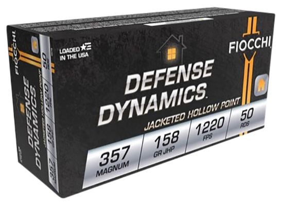 Picture of Fiocchi 357B Defense Dynamics 357 Mag 158 Gr Jacket Hollow Point 50 Per Box/ 20 Case 