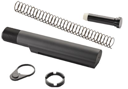 Picture of Advanced Technology A5102240 Military Buffer Tube Assembly Ar-15 Black Anodized Aluminum 