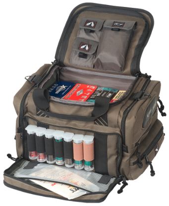 Picture of Gps Bags 1411Sc Sporting Clays Od Green Nylon With Lockable Zippers, Storage Pockets, Pull-Out Rain Cover & Visual Id Storage System Holds 8-10 Shot Shell Boxes 