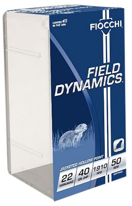 Picture of Fiocchi 22Fwmb Field Dynamics Performance 22 Wmr 40 Gr Jacket Hollow Point 50 Per Box/ 40 Case 