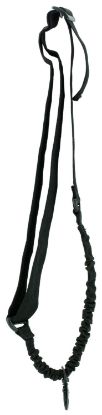Picture of Aim Sports Aops One Point Sling Made Of Black Elastic Webbing With 25" Oal, 1.25" W & Bungee Design For Rifles 