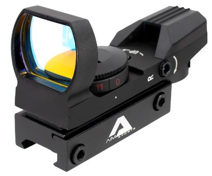 Picture of Aim Sports Rt401 Reflex Sight Classic Edition Matte Black 1 X 34 Mm Red Illuminated Multi Reticle 