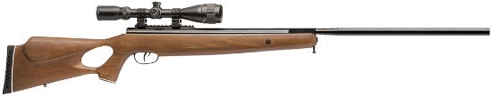 Picture of Benjamin Bt1122wnp Trail Xl Nitrogen Piston 22 Pellet 1Rd Black Hardwood Fixed Thumbhole Stock 3-9X40mm 