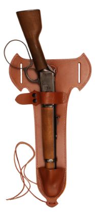Picture of Hunter Company 1892C 1892 Trapper Owb Tan Leather Belt Slide Fits Henry Mare's Leg Fits Rossi Ranch Hand Right Hand 