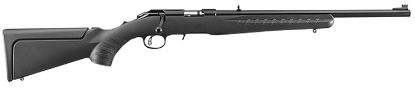 Picture of Ruger 8313 American Rimfire Compact Compact 17 Hmr 9+1 18" Satin Blued Steel Barrel, Satin Blued Drilled & Tapped Steel Receiver, Black Synthetic Adjustable Stock, Right Hand 