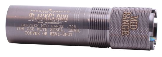 Picture of Carlson's Choke Tubes 09002 Black Cloud Beretta/Benelli 12 Gauge Mid-Range Steel Titanium Coated 