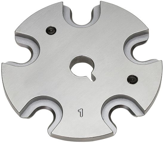 Picture of Hornady 392645 Lock-N-Load Shell Plate #45 Silver Multi Caliber Steel 