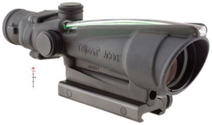 Picture of Trijicon 100149 Acog Black Hardcoat Anodized 3.5X35mm Illuminated Green Chevron .223/5.56 Bdc Reticle 