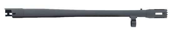 Picture of Mossberg 90017 Oem 12 Gauge 18.50" Security Barrel W/Bead Sight, Cylinder Bore, Breacher & Matte Blued Finish, For Use W/Mossberg 500 & Maverick 88 6-Shot Models 