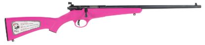 Picture of Savage Arms 13780 Rascal 22 Lr Caliber With 1Rd Capacity, 16.10" Barrel, Blued Metal Finish & Pink Synthetic Stock Right Hand (Youth) 