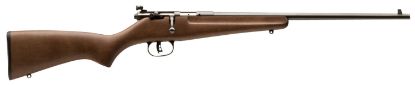 Picture of Savage Arms 13815 Rascal 22 Lr Caliber With 1Rd Capacity, 16.12" Barrel, Blued Metal Finish & Satin Hardwood Stock Right Hand (Youth) 
