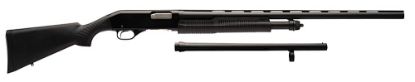 Picture of Stevens 19490 320 Field Combo 12 Gauge 3" 5+1 18.50"/28" Matte Black Vent Rib Barrel, Black Aluminum Receiver, Black Synthetic Fixed Stock 