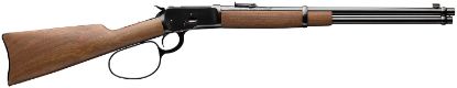 Picture of Winchester Guns 534190137 Model 1892 Large Loop Carbine 357 Mag 10+1 Cap 20" Brushed Polish Blued Rec/Barrel Satin Walnut Fixed Straight Grip Stock Right Hand (Full Size) 