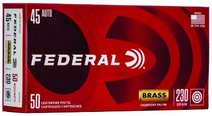 Picture of Federal Wm5233 Champion Training 45 Acp 230 Gr Full Metal Jacket 50 Per Box/ 20 Case 