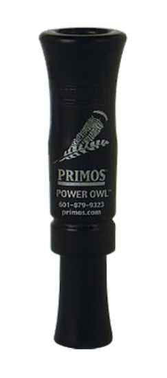 Picture of Primos 331 Power Owl Locator Open Call Owl Sounds Barred Owl Sounds Attracts Turkeys Black Acrylic 