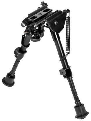Picture of Ncstar Abpgc2 Precision Grade Compact Notched Bipod 5.5-8" W/Notched Legs Aluminum/Steel Includes 3 Adapters 