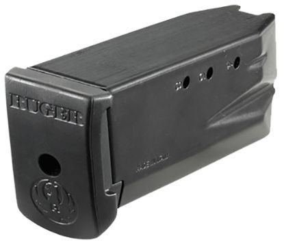 Picture of Ruger 90368 Sr40c 9Rd Extended Floorplate 40 S&W Fits Ruger Src/Pc Carbine Black Steel 