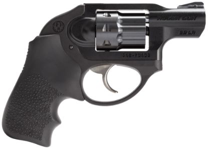 Picture of Ruger 5410 Lcr 22 Lr 1.87" Matte Black Barrel, 8 Shot Pvd Finished Cylinder, Matte Black 7000-Series Aluminum Concealed Hammer Frame, Hogue Tamer Monogrip 