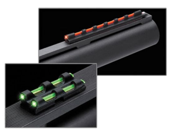 Picture of Truglo Tg94 Gobble-Dot Universal Shotgun Green/Red Fiber Optic Green Fiber Optic Black 