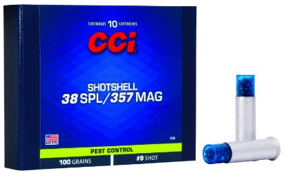 Picture of Cci 3738 Pest Control Shotshell 38 Sp/ 357 Mag 100 Gr Shotshell #9 Shot 10 Per Box/ 20 Case 